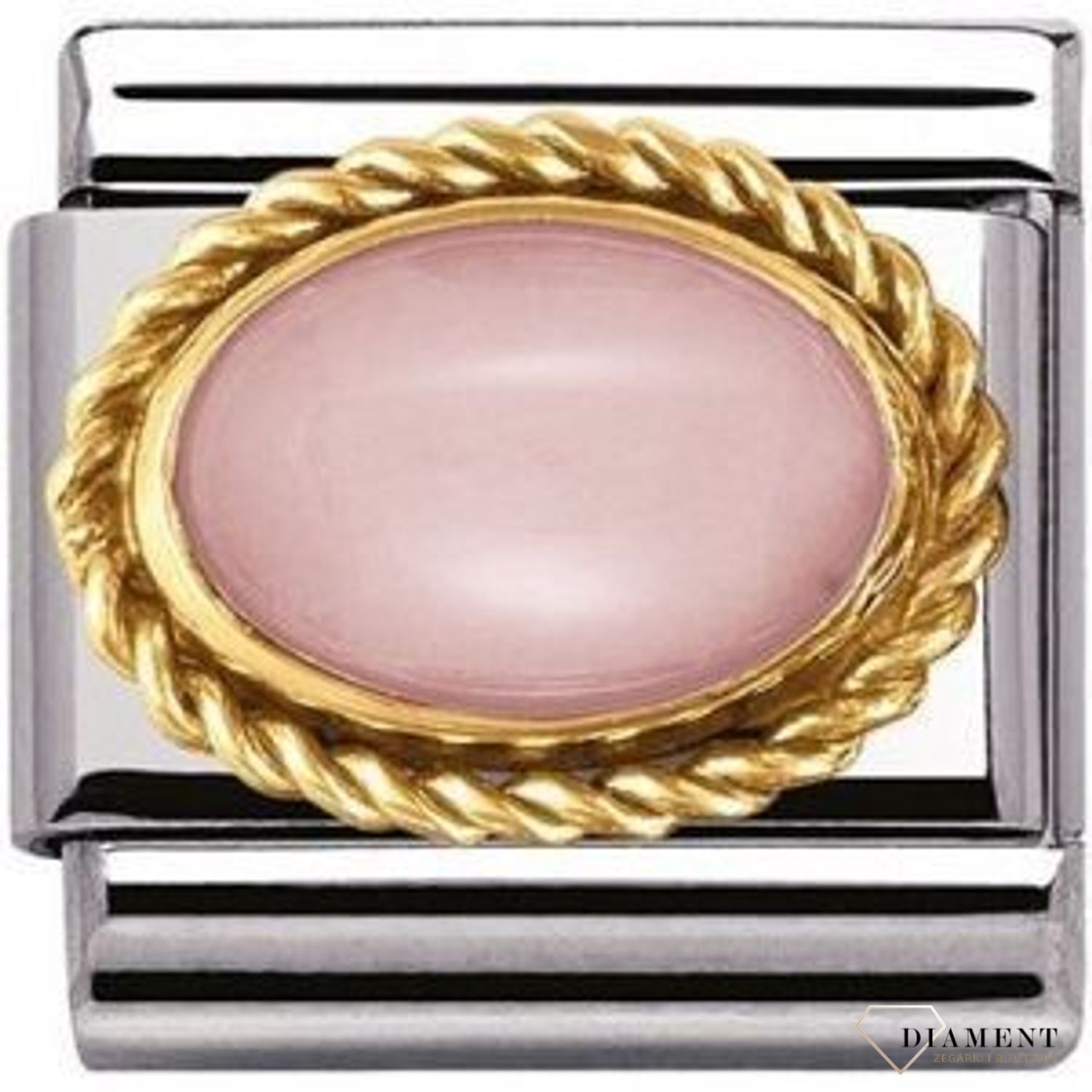 Nomination - Link 18K zawieszka złoto 'Różowy Opal' 030507 22 biżuteria nomination nomination zawieszki nomination baza.jpg